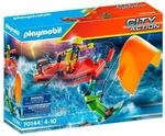 PLAYMOBIL City Action 70144 Seenot: Kitesurfer-Rettung mit Boot, ab 4 Jahren