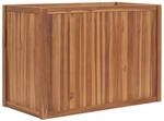 vidaXL Hochbeet 100x50x70 cm Massivholz Teak