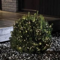 Konstsmide LED-Clusterlichterkette 480 LED warmwei&szlig; 6 m batteriebetrieben schwarz