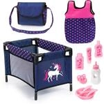 Bayer Design 61754AC Puppenbett, Puppenschlafsack, Tasche, Puppenzubeh&ouml;r, Spielset