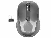 NGS Haze - Kabellose Optische Maus, 2.4GHz, USB-Maus für Computer oder Laptop mit 3