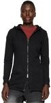 Urban Classics Damen Ladies Parka Cardigan Sweater, Schwarz, Gr&ouml;&szlig;e XL EU