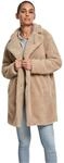 Urban Classics Damen Jacket, Wollmantel, Beige (Sand 00208), XS