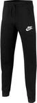 Nike Jungen Sportswear Club Fleece Hose, Black/Black/White, S
