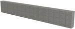 vidaXL Gabionen Wand mit Deckel 900x50x150cm Steingabionen Gabione Steinkorb