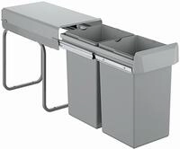 GROHE Blue Accessoires | M&uuml;lltrennsystem 30 cm - 15 l / 15 l | grau | 40855000