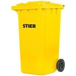 STIER 2-Rad-M&uuml;llgro&szlig;beh&auml;lter, M&uuml;lltonne, Volumen 240 Liter, M&uuml;lleimer,...