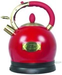Kaiser Empire WK 2000 RotEm Retro Wasserkocher Kontroll LED 2 L 1800 W