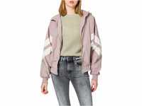 Urban Classics Damen Ladies Crinkle Batwing Jacket Jacke, duskrose/whitesand, S