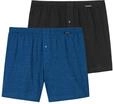 Schiesser Herren 2 PACK Boxershorts Baumwolle Jersey weich Multipack - Jerseyboxer,