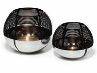 Philippi - Luna Teelichthalter - S - glänzende Basis kominiert mit Einer Haube...