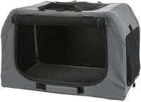 Trixie soft kennel easy reisbench grijs (71X51X49