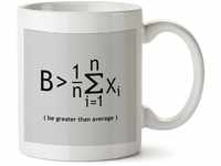Nasa Be Greater Than Average Math Funny Space_C110 Novelty Mug 325ml Coffee Tea...