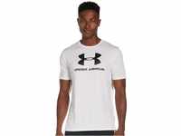 Under Armour Herren Sportstyle Logo Tee 1329590 T-Shirt,per Pack Weiß (White