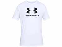 Under Armour Herren T-Shirt Sportstyle Kurzarm-Oberteil mit Logo, Weiß, XXL,