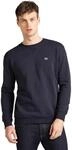 Lee Herren Plain Crew Sweatshirt, Blau (Midnight Navy Ma), Large