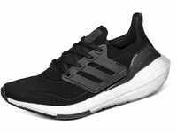 adidas Damen Ultraboost 21 Running Shoe, Core Black/Core Black/Grey, 42 EU