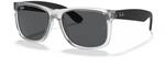 Ray-Ban Unisex Sonnenbrille, Rubber Transparent, 55