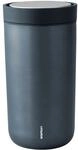 Stelton To-Go Click - Thermobecher, doppelwandige Isolierflasche - Rostfreier,