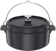R&Ouml;SLE VARIO Dutch Oven, Hochwertiger Dutch Oven aus emailliertem Gusseisen, Deckel