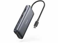 Anker PowerExpand 8-in-1 USB-C Adapter, USB-C Media Hub, Dual 4K HDMI, 100W Power