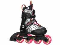K2 Inline Skates MARLEE SPLASH Für Mädchen Mit K2 Softboot, Black - Pink -...