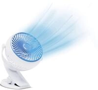LIVINGTON Go Fan &ndash; mobiler Mini Ventilator mit Akku &ndash; kraftvoller USB Ventilator