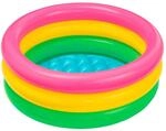 Intex Aufblasbares Planschbecken mit 3 Ringen 61 x 22 cm