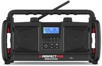 PerfectPro Baustellenradio Workstation, DAB+, Bluetooth und UKW-Empfang, Radio mit