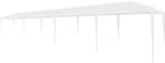 vidaXL Partyzelt 3x12 m Wei&szlig; Pavillon Gartenzelt Gartenpavillon Bierzelt Zelt