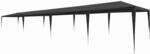 vidaXL Partyzelt 3x12m PE Anthrazit Gartenzelt Garten Pavillon Festzelt Zelt