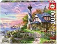 Educa - Puzzle 1000 Teile f&uuml;r Erwachsene | Leuchtturm, 1000 Teile Puzzle f&uuml;r