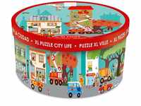 SCRATCH 276181109 Bodenpuzzle für Kinder ab 5 Jahren, Motiv: Stadt, 100 Teile