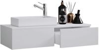 2-TLG Set | Waschplatz f&uuml;r G&auml;ste WC | G&auml;stebad | Waschtisch Toilette | Badm&ouml;bel