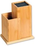Kesper Messerblock, 58025, Bambus, Ma&szlig;e: 18,5 x 12,7 x 24 cm, Braun