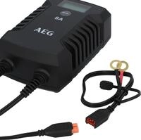 AEG Mikroprozessor Batterieladeger&auml;t LD 8.0, f&uuml;r 12/24V Batterien, 8A, 9-HF