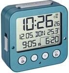 TFA Dostmann BINGO Funk-Wecker, 60.2539.20, mit 2 Weckzeiten, mit Innentemperatur,