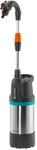 Gardena Regenfasspumpe 4700/2 inox automatic: Tauchdruckpumpe mit integriertem