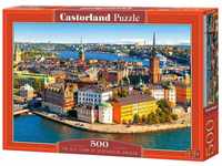 Castorland B-52790 The Old Town of Stockholm,Sweden, 500 Teile Puzzle, bunt, 35 x 25