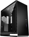 Jonsbo UMX6 Black Midi-Tower Gaming-Gehaeuse, Gehaeuse Schwarz, Schwarz - Tempered