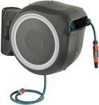 Gardena Wand-Schlauchbox RollUp M/L (wei&szlig;) 25 m: flexible Bew&auml;sserung f&uuml;r