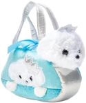 Aurora, 60847, Fancy Pal, Peek-a-Boo Welpe mit Krone, 20cm, Pl&uuml;schtier,...