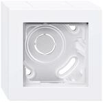 AP-Geh&auml;use 1f + Rahmen Gira E2 Reinwei&szlig; GIRA 106129