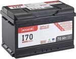 Accurat EFB Batterie I70-12V, 70Ah, 720A, Impulse, wartungsfrei - Autobatterie,