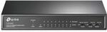 TP-Link TL-SF1009P 9-Port 10/100Mbit/s POE Switch (9 Anschl&uuml;sse mit 10/100 Mbit/s, 8
