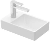 Villeroy & Boch Avento Waschbecken Links 36x22x9 cm Wei&szlig; Alpin