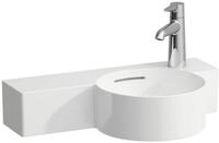 LAUFEN VAL Handwaschbecken, 1 Hahnloch rechts, mit &Uuml;berlauf, 550x315mm, Ablage