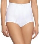 Sassa Damen Miederhose Miederslip, Weiss, 80 EU