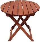 Garden Pleasure Gartentisch Hanford &Oslash;45xH50 cm Balkon Klapptisch Holztisch