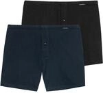 Schiesser Herren 2 Pack Boxershorts Baumwolle Jersey weich Multipack - Jerseyboxer,